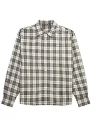 Acne Studios Checked Flannel Shirt - White And Black - M M