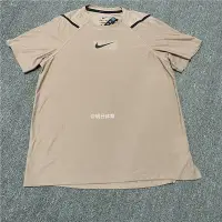 在飛比找Yahoo!奇摩拍賣優惠-【熱賣精選】Nike Pro耐吉男子跑步運動訓練速干短袖T恤