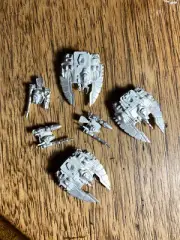 Epic 40k Eldar Falcons x3 Metal (3rd Edition) (6mm AT Legions) OOP