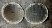 Pampered Chef Flan Pan Set of 2 Tin Steel 10" Flan Tart Quiche Dessert NEW