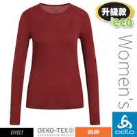 在飛比找PChome24h購物優惠-【ODLO】女 ECO 升級型_銀離子保暖型圓領上衣.專業機