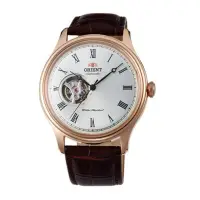 在飛比找Yahoo奇摩購物中心優惠-ORIENT 東方錶 官方授權 半鏤空機械錶 皮帶款-男錶(
