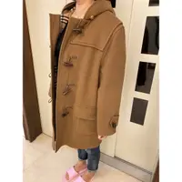 在飛比找蝦皮購物優惠-【正品二手】BURBERRY 經典不敗款羊毛牛角扣大衣