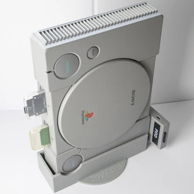 Playstation 1 PS1, PSX 3d Printed Vertical stand, Aus
