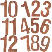 Clock Numbers Wooden Numerals Kit Replacement Parts Digital Roman