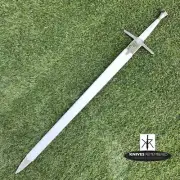 Personalized Sword, Engraved Sword, Netflix Witcher Silver Sword with Scabbard