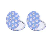 2x Splosh Handbag Accessories Compact Makeup/Cosmetic Mirror Dual 7cm Round Cat