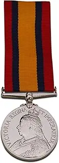 [Trikoty] Queens South Africa Medal Boer War Full Size With Ribbon Infantry Army Reproduction