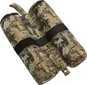 Gigicial Canopy Water Weight Bag, Weight Bag 600D Oxford Fabric Wear Resistant Windproof Tent Weighted Feet Bag for Instant Outdoor Canopy, Pop Up Sun Shelter, Gazebos, Sunshade (Airplane Pattern)