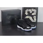 流行 AIR JORDAN 11 “SPACE JAM” 黑/協和白運動鞋籃球鞋