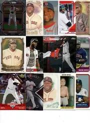 David Ortiz SUPER 25 count BASEBALL Card Lot w/ Inserts BOSTON RED SOX WW