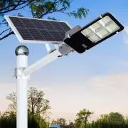 6000W LED Solar Street Lights Outdoor, Dusk to Dawn Security Flood Light with Re