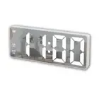 Digital Alarm Clock, Mirror Surface LED Electronic Clocks Large Display,
