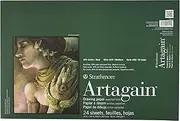 Strathmore 400 Series Artagain Pad, Assorted Tints, 12"x18" Glue Bound, 24 Sheets