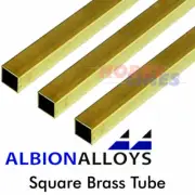 Square Brass Tube Small ALBION ALLOYS Precision Metal Model Materials Range SB