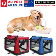 Pet Soft Crate Portable Dog Cat Carrier Travel Cage Kennel Folding Large/XL