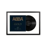 Framed Abba Gold - Double Vinyl Album Art
