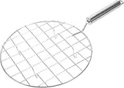 LOORGVEL BBQ Fence Barbecue Accessories Grilled Fish Accessories Barbecue Apron Outdoor Apron Steak Accessories Barbecue Racks Accessories Outdoor Picnic Tools Silver Stainless Steel
