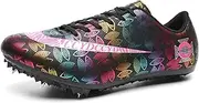[SDEQA] Mens Track and Field Shoes Spikes Jumping Sneakers Running Nail Spikes Shoes Running Sprint Shoe