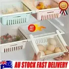 Slide Kitchen Fridge Freezer Space Saver Organizer Storage Rack Shelf Holder BAF