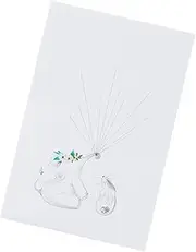 KITANDOVE Unique Baby Shower Present Elephant Rabbit Balloon Party Fingerprint Painting DIY Kit 60cm Safe Canvas Board