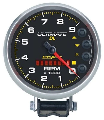 Auto Meter 5in Ultimate DL Tach 9000 RPM Black