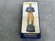 KESSLER Whiskey Decanter "The Football Player" Vintage 1980 Michigan Wolverines