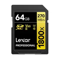 在飛比找Yahoo奇摩購物中心優惠-Lexar 雷克沙 Professional 1800x S