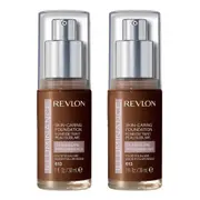 Revlon Illuminance Skin-Caring Foundation 30ml 613 HONEY JAVA - 2 pack