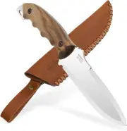 BPS Knives HK2 CSH - Handmade Carbon Steel Knife - Fixed Blade Full Tang Camp...