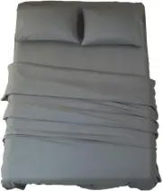 Bed Sheet Set Super Soft Microfiber 1800 Thread Count Luxury Egyptian Sheets 18