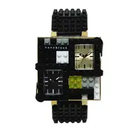 在飛比找PChome24h購物優惠-【nanoblock】自由組藝系列樂高積木錶-黑Ｘ金/TVM
