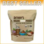 Premium Organic Cocoa Powder - 5 lb Bulk, Batch Tested, Gluten-Free & Non-GMO