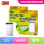 3M 雙效空氣清淨除濕機專用濾網1年份/超值2入組(濾網型號:FD-A90RF / 適用機型:FD-A90W) 7100249341 ★3M 年終感恩回饋 ★299起免運 ◆訂單滿額折200