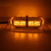 LED Yellow Strobe Light Bar Emergency Warning Flashing Truck Rooftop Truck SUV