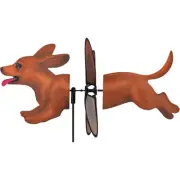Premier Kites Brown Dachshund Dog Spinner Wind Spinner