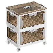 Plastic Storage Bins Stackable Storage Organizer With Wheels Storage Containers