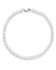 Bloomingdale's Fine Collection Cultured Freshwater Pearl Bracelet in 14K White Gold