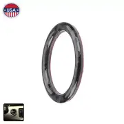 1pc Car Black Carbon Fiber Car Engine Start Stop Ring Start-up coil For BMW e90