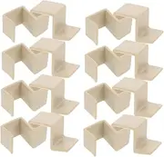 MOTHNUR 20pcs Bed Frame Legs and Brackets Durable Plastic Support for Cribs with Easy to Use Hooks for Organizing Essentials and
