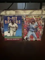 2025 Topps 8-Bit Ballers Bryce Harper 8B-5 & Kyle Schwarber PP-5 Power Players