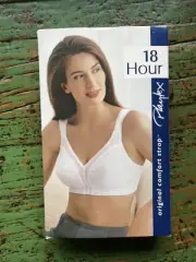 Playtex 18 Hour Bra 2000 Vintage 4693 Soft Cup 40C White