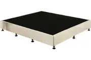 Palermo King Ensemble Bed Base Platinum Natural Sand Linen Fabric