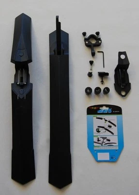 Cycling Bike MTB Fender Mudguard Front and Rear Quick Release Plastic
