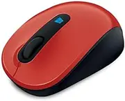 Microsoft Sculpt Mobile Mouse, Wireless USB - Flame Red