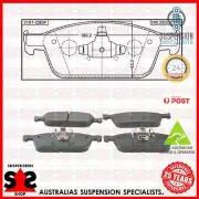 Brake Pad Set, Disc Brake Suit FORD AUSTRALIA Focus 2.0 TDCi FOCUS Hatchback (for: Ford)