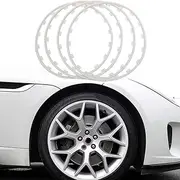 Rim protector Rim protector for Opel Crossland 1.5 CDTI 110HP (2022),set of 4 rim protectors,thick import nylon,car wheel rim protector strip,easy to install,4 colour(Color:04,Size:17 INCH)(4,17 INCH)