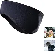 Zemyaogh Fleece Ear Muffs for Men Women, Winter Headband Ear Warmers Ear Covers for Cold Weather Running