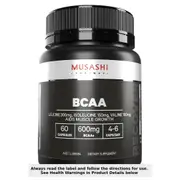 Musashi BCAA 60 Capsules