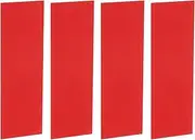 uxcell 4Pcs Knife Handle Liner, 4.7" x 1.6" x 0.04" G10 Spacer Sheets Knife Handle Spacer Material for Knife Scales Slabs Making Supplies Tool, Red